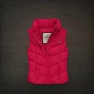 《Hollister Co.》A&F 副牌 Beach Street 女款羽絨立領背心【粉S】限lin2small下標