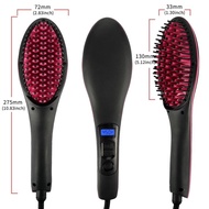 MEET&LOVE Electric ceramic Comb Hair Styling Straightener Brush Straight Curler Repair ​Tool straigt
