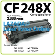 Black Cartridge Compatible to HP CF248X HP48X 48X CF 248X HP48 248 Laserjet Pro M15 M15A M15w M 15A 
