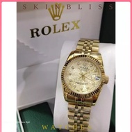 Stock baru【Datejust】 Rolex Jam tangan perempuan original 100% Automatik /Automatic women's Watch 32m