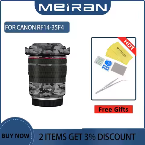 Anti-Scratch Camera Lens Protection Skin Wrap Film Decal For Canon RF14-35mm F4 14-35mmF4 Lens Cover