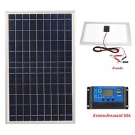 600W กลางแจ้งชุดแผงพลังงานแสงอาทิตย์ 300W 18V Polycrystalline แบบพกพา Solar Cell Solar Generator สํา