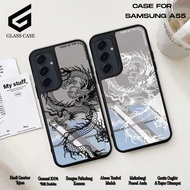 HP MIRROR SAMSUNG A55 SOFTCASE GLASS FULL COVER CASING MIRROR SAMSUNG A55 (DRAGON) - CASING AESTHETI