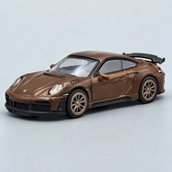 XCARTOYS X POP RACE Porsche 992 Stinger Carbon Edition BrownGTR