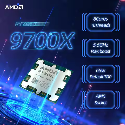 New！Amd Ryzen R7 9700X Cpu Processor 3.8Ghz 8-Core 16-Thread 40Mb Socket Am5
