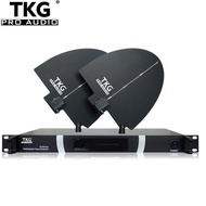 500-950MHz TKG8 400 meters dj sound system wireless microphone four channels antenna distributor system