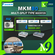 [ORIGINAL] DAIKIN Multi Split Inverter Air Conditioner MKM-P Series R32 (MKM80P) CDKP25P/CDKP35P/CDKP50P/CDKP60P