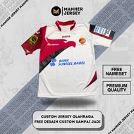 Sriwijaya 2013 White Full Print Custom Jersey Football Jersey