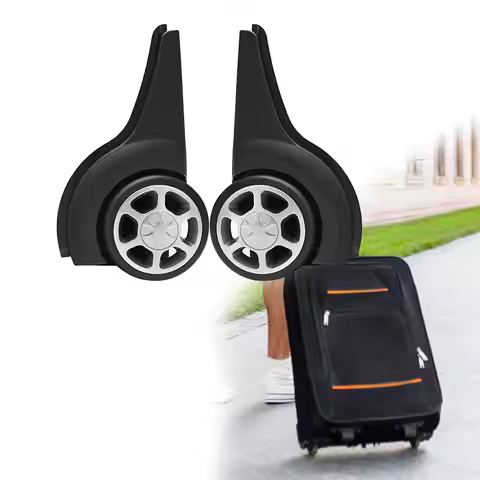 2x Replacement Luggage Wheels Silent Durable Suitcase Wheels Swivel Casters