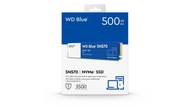 SSD HDD WD 500GB M2 SN570 (WDS500G3B0C-NVME) Blue Nvme M.2 2280 upto 3500MBs
