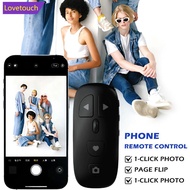 LOVETOUCH Mobile Phone Bluetooth Scroll Wheel Remote Control Type-C Charging Photo Taking Video Scro