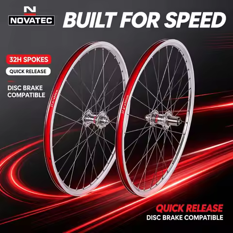 Novatec D041 D042SB MTB Wheelset 26 27.5Inch 4 Bearings Mountain Bike Wheels 700C Aluminum Alloy 7-1