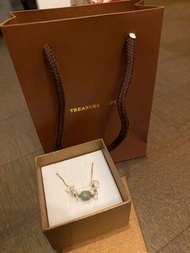 TREASURE. GIFT真水金寶石項鍊（銀飾）