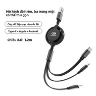 3 Trong 1 Sạc Nhanh Cáp USB Loại C Đồng Bộ Dữ Liệu Dây Cho GAC Động Cơ Trumpchi GS4 GS5 GS8 GM8 GA4