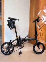 大行K3 Dahon 摺車黑色14吋 新舊如圖