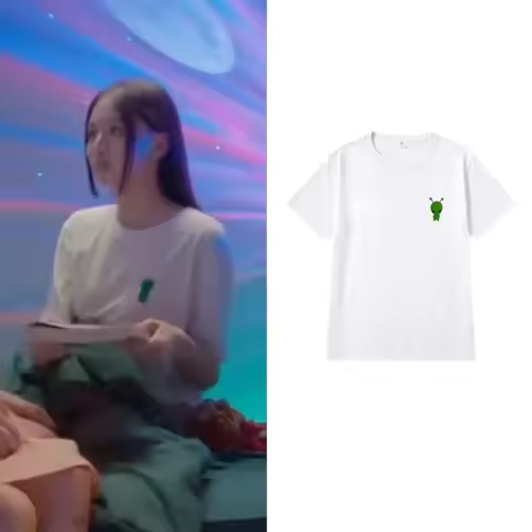 Thai Drama 23point5 ViewJune Same T-shir Cotton Support Suit Short Sleeved Original Commuting Alien 
