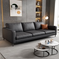 {SG Sales} Fabric Sofa Disposable Nordic Light Luxury Large and Small Apartment Type Faux Leather Latex Apartment Sofa Sofa Chair Sofa Set 1/2/3 Seater  Business Office Sofa