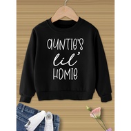 "Auntie'S Little Homie" Kids Sweatshirts