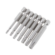 moon3 7Pcs Star Drill Bits Screwdriver Magnetic Shank Hand Tools Five-pointed Star Bor