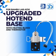 Upgraded Bamboo Lab A1/A1 Mini Hotend Base with Heating Block and Thermistor