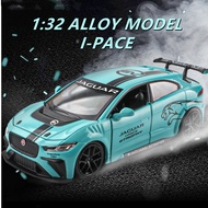 1:32 Jaguar I PACE Alloy Racing Car Model Diecast &amp; Toy Vehicle Simulation Metal Car Model Collection Childrens Gift Garage Kit