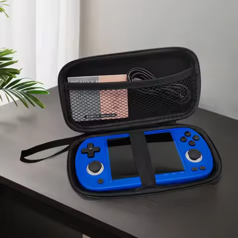 For Anbernic RG40XX H Video Game Console Carrying Case & Screen Protector Set Hard Shell Storage Bag