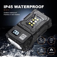 New 90 Degree Super Bright Led Mini Torch Light Rechargeable with Charger Light 7 Lighting Modes Fla