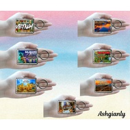 Ashgianly DANANG, VIETNAM ACRYLIC SMALL KEYCHAIN SOUVENIR
