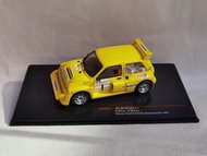 IXO 1: 43 MG METRO 6R4  #1  1991 Master Racing Model Alloy Collection