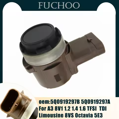 For VW Audi Golf Jetta Scirocco Q5 A3 S3 SEAT LEON SKODA OCTAVIA 5Q0919297B New PDC Parking Sensor R