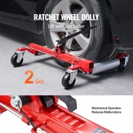 SucceBuy Wheel Dolly Heavy Duty Vehicle Positioning Ratchet Tire Jack Max Capacity 1500 Lbs Car Doll