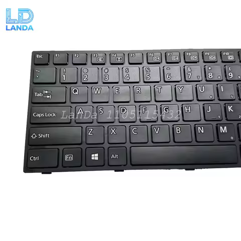 US Keyboard For Fujitsu Lifebook E733 E734 E743 E744 U745 E547 E736 E746 Black