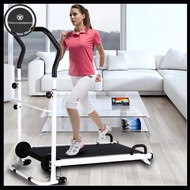 😍Raedy stock😍treadmill household machinery walking machine Mini mechanical treadmill plug-in foldable indoor weight loss