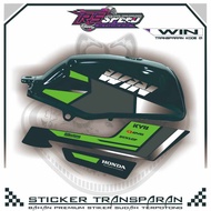 WIN Striping Transparent WIN Sticker Variations CODE F.01 PREMIUM MATERIAL