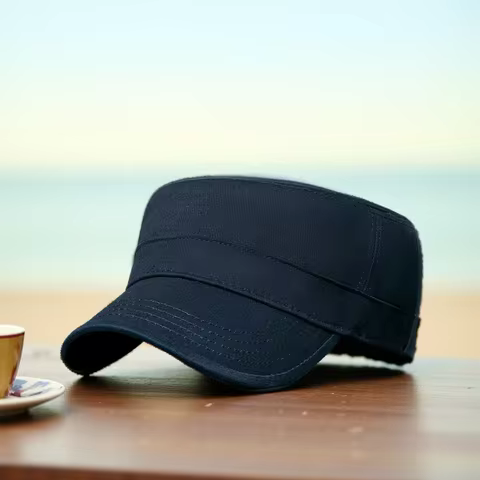 2023 Spring Adult Casual Sun Hat Dad Outdoors Flat Top Cap Man Woman Pure Cotton Big Size Baseball C