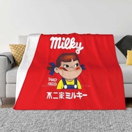 RCLX Peko-Chan All Sizes Soft Cover Blanket Home Decor Bedding Cute Milky Fujiya Peko Japanese Candy Caramel Food Brandfree custom 4HL9