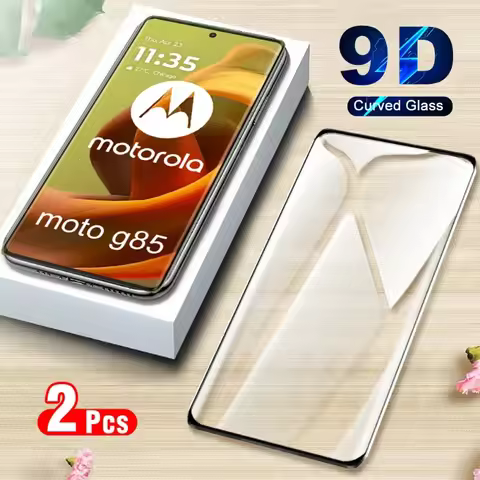 2Pcs 9D Curved Glass For Motorola Moto G85 Tempered Glass Screen Protector For Moto MotoG85 G 85 85G