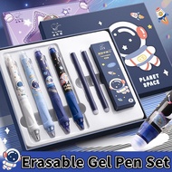 4Pcs Erasable Pen Set  Pilot Frixion Pen with 8 Refill 2 Erasable Sticks 0.5mm Black Erasable Pens