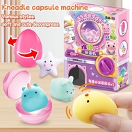 Kids Pet Story Mini Cartoon Doll Gacha Machine   Surprise Egg BoxWith 6 Gacha Random Match