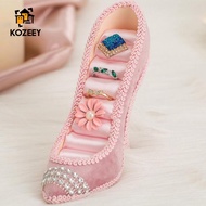 KOZEEY Prettyia Pink High Heel Shoe Jewel Holder Display for Home Decor Store Sell