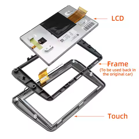screen 7-inch Touch B61A611J 7-inch TM070RDHP03-00 Touch screen 2017-2018 MAZ-DA3 Alexa navigation r