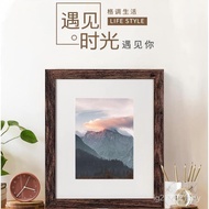 Retro Photo Wall Table 6 Wall Decoration Wooden Combination Picture Frame Photo Album Frame Inch Pho