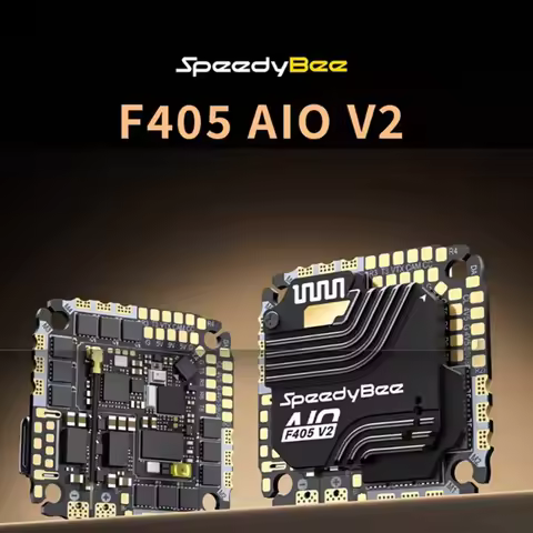 SpeedyBee F405 AIO V2 35A 40A 8Bit 25.5x25.5 3-6S Betaflight BLHeli_S ESC 5V/9V 1.5A BEC