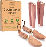 Cowboy Boot Trees, Cedar Western Boot Tree for Men & Women, Shoe Tree for Boots, Boot Stretcher & Sh