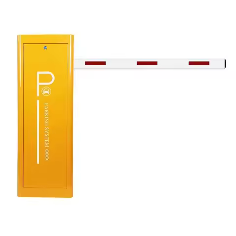 Road Traffic Barrier Speed Adjustable Parking Lot Gate Barrier 24V DC Brushless Motor Rfid Automatic