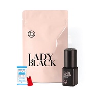 Lady Black Eyelash Extension Glue 5g (0.17 fl.oz) - Extra Storng Professional Blak Bonding Adhesive 