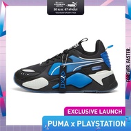 PUMA KIDS - รองเท้าผ้าใบเด็กโต PUMA x PLAYSTATION RS-X สีดำ - FTW - 39665702