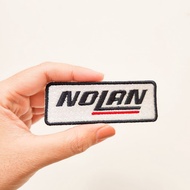 HELMET EMBROIDERY PATCH EMBROIDERED BADGE/ - NOLAN- ITALY HELMETS IRON PATCH/
