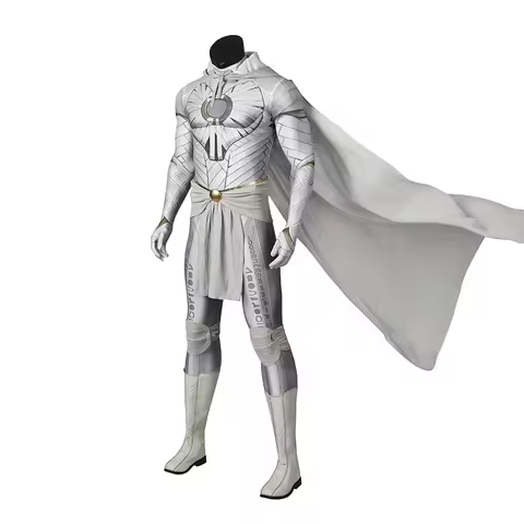2022 Movie Adult Men Moon Superhero Knight Marc Battle Suits Jumpsuits Cosplay Costume Halloween Mas