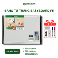 Bảng từ trắng dán tường Easyboard F5 không cần khoan Tân Hà Thế Giới Bảng - KT 40x60 60x80 80x120